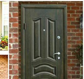 раздвижные входные двери для дома - вариант 1