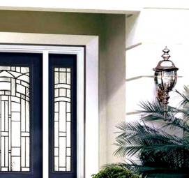 раздвижные входные двери для дома - вариант 3