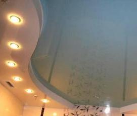 разноуровневые натяжные потолки - тип 1