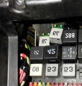 реле монтажного блока - модель 1