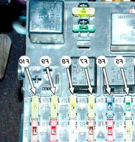 реле монтажного блока - модель 3