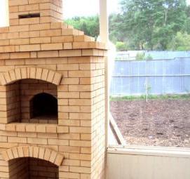 ремонт печи из кирпича на даче - вариант 2