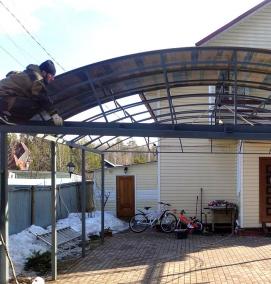 ремонт поликарбоната - тип 2