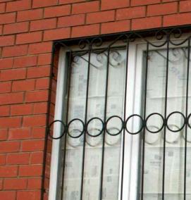 решетки на дачные окна - тип 1