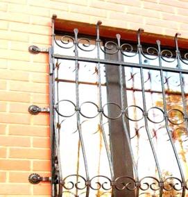 решетки на дачные окна - тип 2