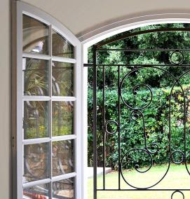 решетки на окна на дачу дешевые - тип 4