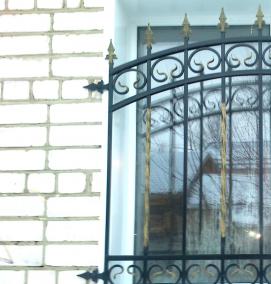 решетки на окна на дачу дешевые - тип 3