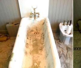 реставрация ванной эмалью - тип 3