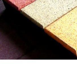 резиновая тротуарная плитка - модель 1