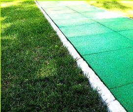 резиновая тротуарная плитка - модель 4