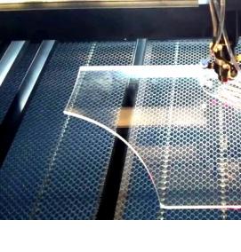 резка оргстекла лазером - вариант 2