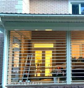 рольставни из стекла для веранды - тип 1