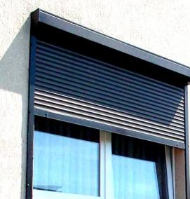 рольставни металлические наружные уличные - вариант 3