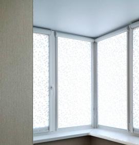 рулонные шторы белые - вариант 4