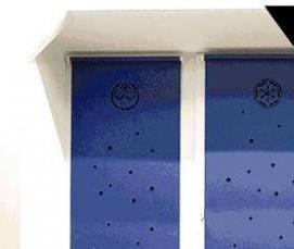 рулонные шторы с перфорацией - модель 1