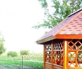 садовые беседки из дерева - модель 4