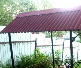 садовые качели с элементами художественной ковки - модель 4