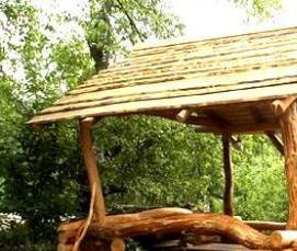 самые простые беседки из профильной трубы - тип 1