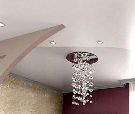 сатин матовый потолок натяжной - тип 2