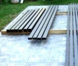 сборная беседка для дачи из металла - вариант 1