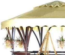 сборная беседка для дачи из металла - вариант 3