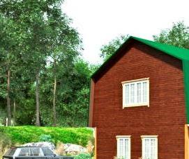 сборно-щитовые дома для дачи - модель 2