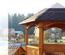 сборные беседки для дачи - вариант 4