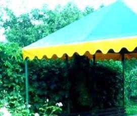 сборные беседки для дачи - вариант 2