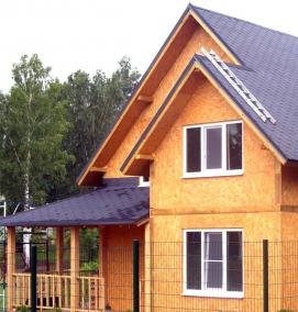 сборные дома из сип-панелей - модель 1