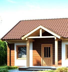 сборные дома из сип-панелей - модель 4