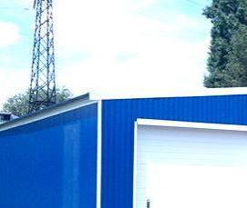 серая сэндвич-панель - тип 1