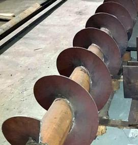 шнек для штукатурной станции - вариант 4