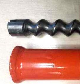 шнековая пара для штукатурной станции - вариант 4