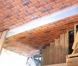 шоколадный кирпич с белыми швами - вариант 1