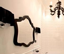 шоколадный кирпич с белыми швами - вариант 3