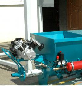 штукатурная станция для цементной штукатурки - вариант 1