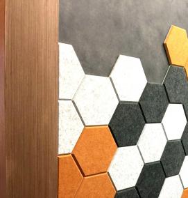 шумоизоляция стен декоративными панелями - тип 1