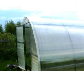 сибирская теплица из поликарбоната - модель 2