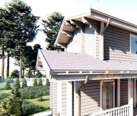 сибирский клееный брус - модель 1