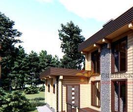 сибирский клееный брус - модель 3