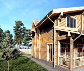 сибирский клееный брус - модель 2