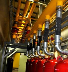 система автоматического пожаротушения для зданий - модель 3