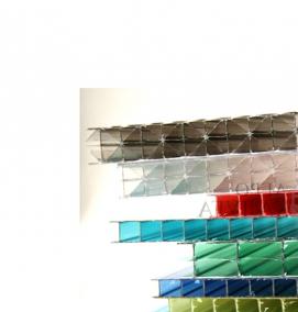 сотовый поликарбонат цветной - тип 1