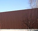сплошной вертикальный забор под ключ Абакан
