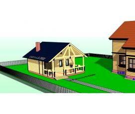 сруб 7х10 м - модель 3