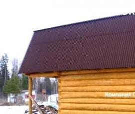 сруб бани 2,5х5 м - тип 2