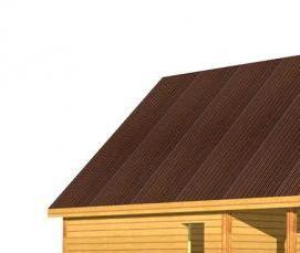 сруб брус 4х6 м - модель 2