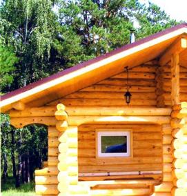 сруб под баню - модель 4