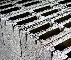 стандартный керамзитобетонный блок - модель 1