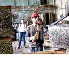 стандартный керамзитобетонный блок - модель 4